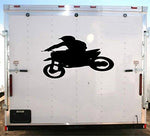 Motorcycle Racing Trailer Decal Vinyl Sticker Graphic Kit  Aftermarket Auto Decor