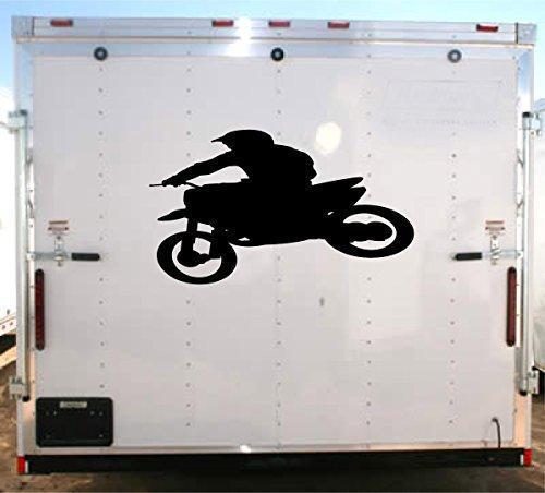 Motorcycle Racing Trailer Decal Vinyl Sticker Graphic Kit  Aftermarket Auto Decor