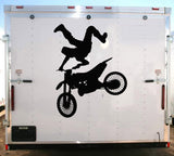 IDK Motorcycle Trick Decal for Racing Trailers - High-Quality Sticker 01