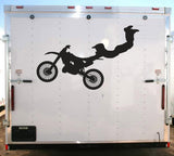 IDK Motorcycle Racing Decal Stickers for Trailers - Unique Trick Design