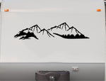 Mountain Scene Decal for RVs Campers  Motorhomes - Scenic Nature Sticker