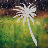 Palm Tree Etched Glass Decals Vinyl Shower Door Window