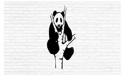 Panda Bear Safari Zoo Man Cave Animal Rustic Cabin Lodge Mountains Hunting Vinyl Wall Art Sticker Decal Graphic Home Decor