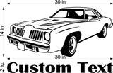 Car Wall Decals for Man Cave or Boys Room  Auto Stickers Décor