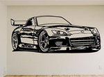 Coupe Car Auto Wall Decal Stickers Murals Boys Room Man Cave