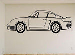 Side View Car Auto Wall Decal Stickers Murals Boys Room Man Cave