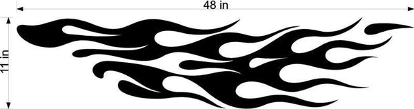 Racing Flames Decals for Auto Truck Boat and Car  EZ175 Side Sticker Set