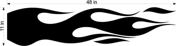 Racing Flames Decals for Auto Truck Boat  Car - EZ299 Side Stickers