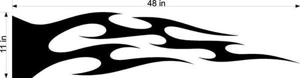 Racing Flames Decals for Auto Truck Boat  Car - EZ401 Side Set Stickers