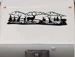 Replacement Decals Deer Bucks Hunting Mountains Quality Motor Home RV Camper Trailer Hauler Sticekes Graphics