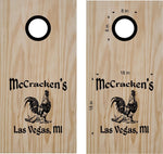 Rooster Chicken Cornhole Decal Set Boards Bean Bag Toss Sticker