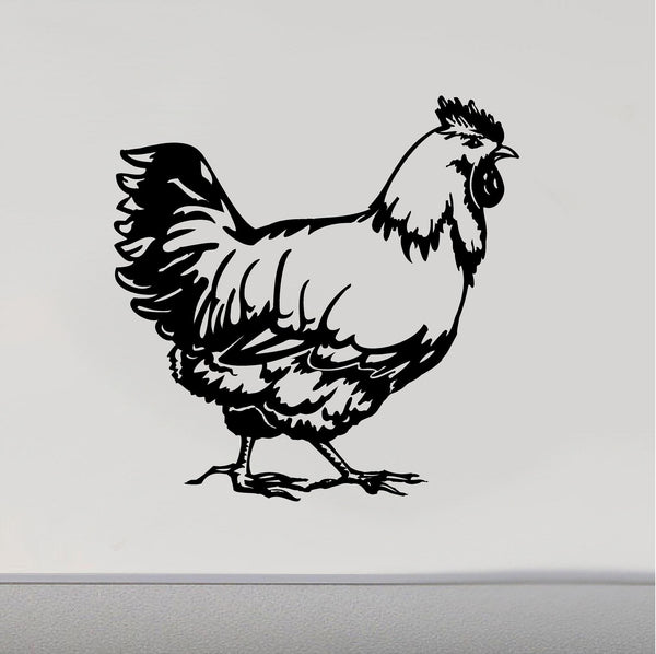 RV Camper Decals Chicken Hen 5th Wheel Motor Home Replacement Decal Sticker