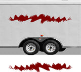 Pontoon Boat RV Camper Decal Stripe Set - CB01 Replacement Graphics