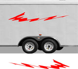 Large Replacement Decals Set for Pontoon Boat  RV Trailers - CB52 Stripes  Graphics