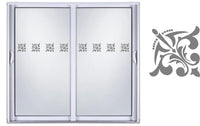 Safety DIY Etched Glass Vinyl Privacy Film Glass Door Decals