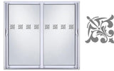 Safety DIY Etched Glass Vinyl Privacy Film Glass Door Decals