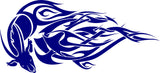 Tribal Flame Decal for Auto Truck and Boat - Stylish AF09 Sticker