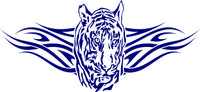 Tiger Tribal Flame Decal for Cars Trucks  Boats - Bold Sticker Design AF11