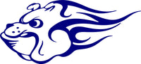 Bulldog Tribal Flame Decal for Trucks Autos  Boats - AF18 Stickers