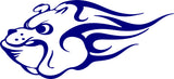 Bulldog Tribal Flame Decal for Trucks Autos  Boats - AF18 Stickers