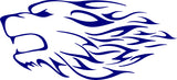 Wolf Tribal Flame Decal Sticker for Auto Truck and Boat  AF20 Design