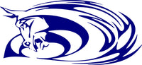 Equestrian Horse Decal Sticker for Car Truck or Boat  AF26 Design