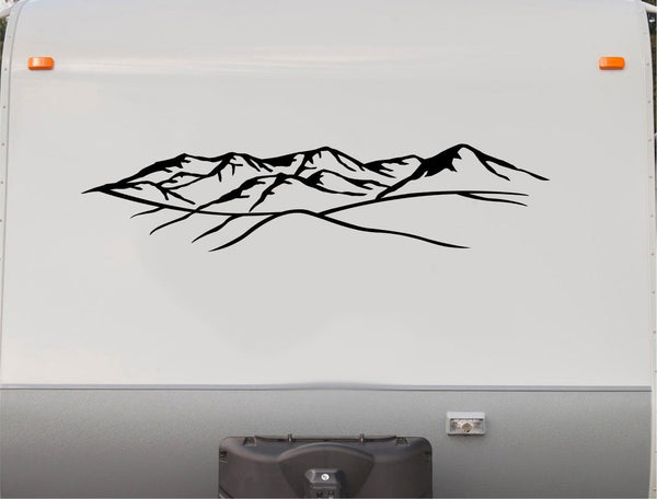 Mountain Scene RV Decals  Camper Motorhome Stickers Set