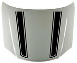 Outlined Stripe Car Decals Hood Decal Vinyl Sticker  Graphic