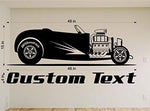 Street Hot Rod Car Wall Decals Stickers Graphics Man Cave Boys Room Décor