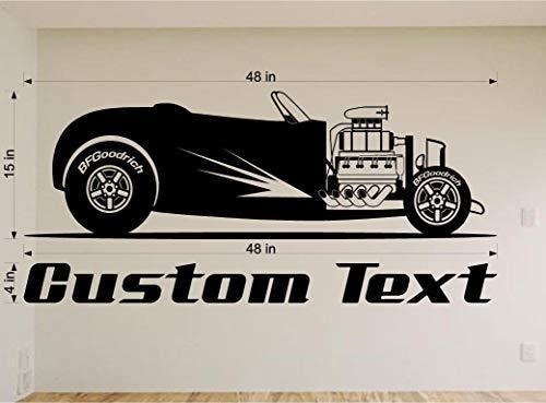 Street Hot Rod Car Wall Decals Stickers Graphics Man Cave Boys Room Décor