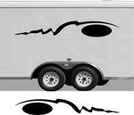 Pontoon Boat  RV Replacement Camper Decals - CB25 Stripe Set