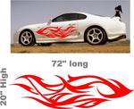 Tribal Flame Stickers for Truck Auto Boat Car - Eye-Catching Decals Side Sets PF00