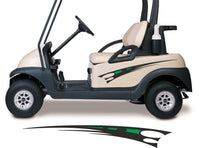 Two Color Golf Cart Decals Accessories Go Kart Stickers Side by Side Graphics GCA1201