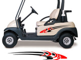 Two Color Golf Cart Decals Accessories Go Kart Stickers Side by Side Graphics GCA1211