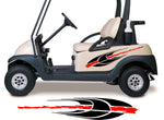 Two Color Golf Cart Decals Accessories Go Kart Stickers Side by Side Graphics GCA1225