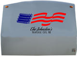 US American Flag Vinyl Decal for RV Campers - YT10b