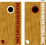 Wisconsin Cornhole Board Vinyl Decal State Cornhole Sticker