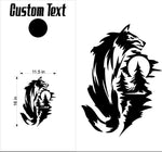 Wolf Wolves Cornhole Board Vinyl Decal Sticker 01