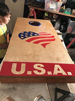 Wolves Mascot Sports Team Cornhole Board Decals Stickers Enough Both Boards