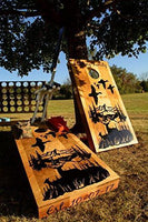 Wolves Mascot Sports Team Cornhole Board Decals Stickers Enough Both Boards