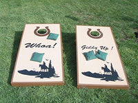 Wolves Mascot Sports Team Cornhole Board Decals Stickers Enough Both Boards