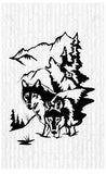 Wolf Pack Moon Vinyl Wall Art Decal - Rustic Cabin Decor for Man Cave and Hunting Lodge