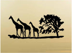 Zoo Safari Giraffe Wall Decals Mural Home Decor Vinyl Stickers Nursery