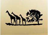 Giraffe Wall Decals Mural - Vinyl Stickers for Nursery Safari Decor